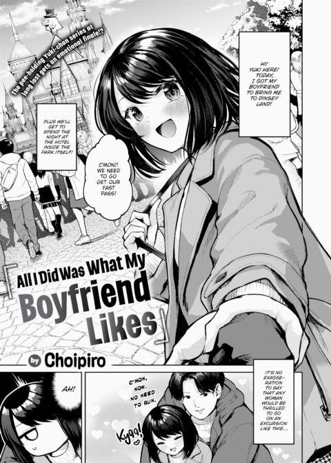 All I Did Was What My Boyfriend Likes Chapter 1 page 1