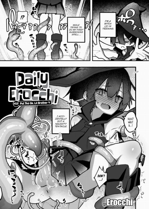 Daily Erocchi #59 Put This On, Lil Brother 4 Chapter 1 page 1