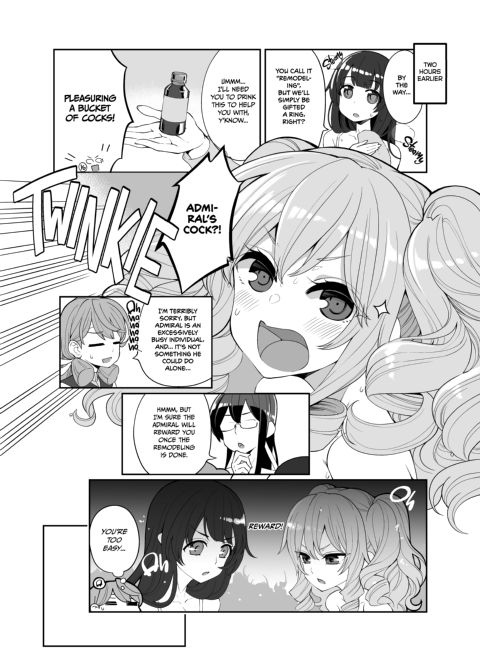 Mizuho & Kashima - How to Become a Proper Cum-dumpster Chapter 1 page 9