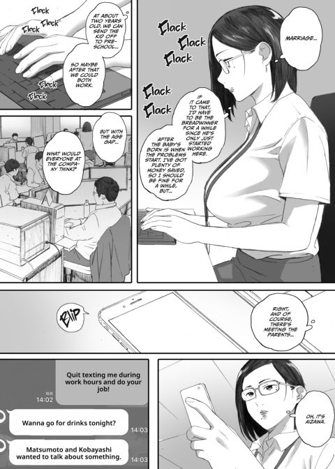 Middle-Aged Miss Hanada's Defloration Chapter 1 page 34