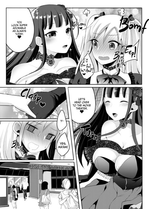 The Futanari Gothic Lady's Perfect Movie Date Chapter 1 page 4