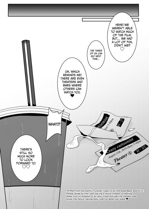 The Futanari Gothic Lady's Perfect Movie Date Chapter 1 page 18