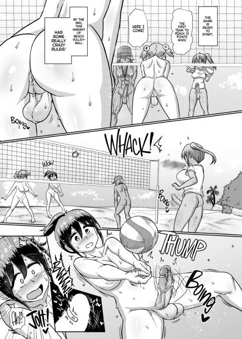 Naked Futanari Beach Volleyball Chapter 1 page 4