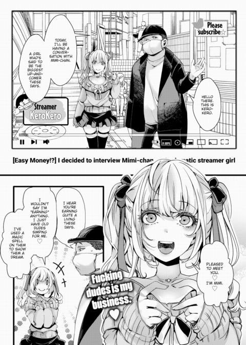 [Overconfident] Impoverished Sugar Baby College Girl & The Three Old Dudes Chapter 1 page 1