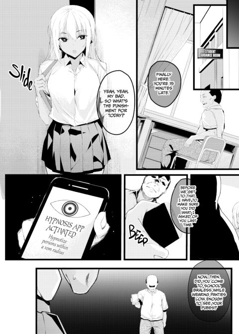 A Gyaru's Hypnosis Training From a Dirty Old Man Chapter 1 page 5
