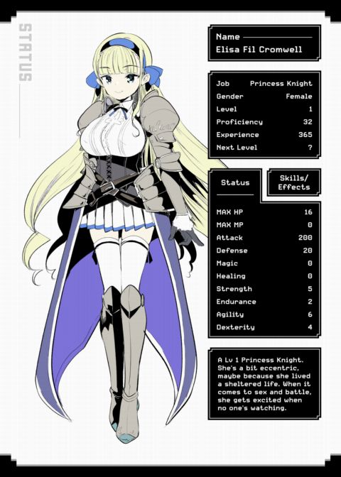 Laid-Back Deserted Island Life With a Level 1 Princess Knight - Status Note: 01 Chapter 1 page 2