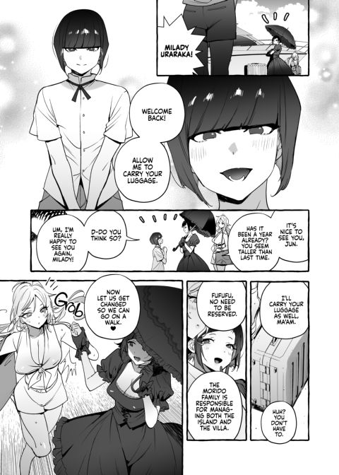 Straight Girl Meets Futa - Vacation Arc Chapter 1 page 4