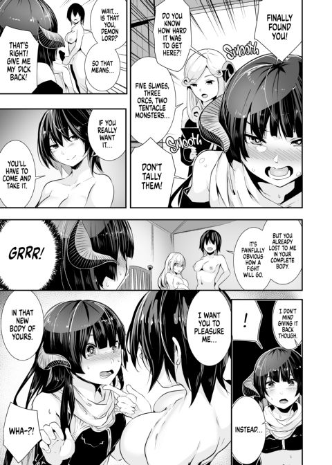 A Tale of Tentacles, a Futanari Hero and a Genderbent Demon Lord Chapter 1 page 14
