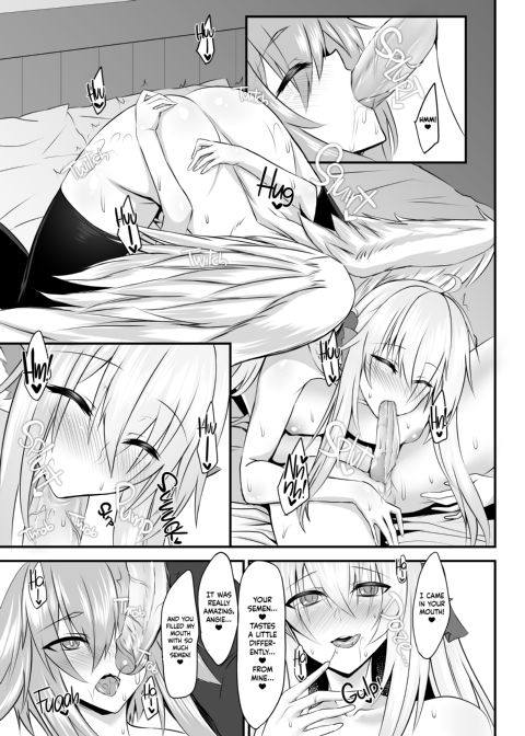Two Flowers for Two Delivery Girls - Dog Girl and Winged Girl Make Steamy Happy Love with their New Dicks Chapter 1 page 14