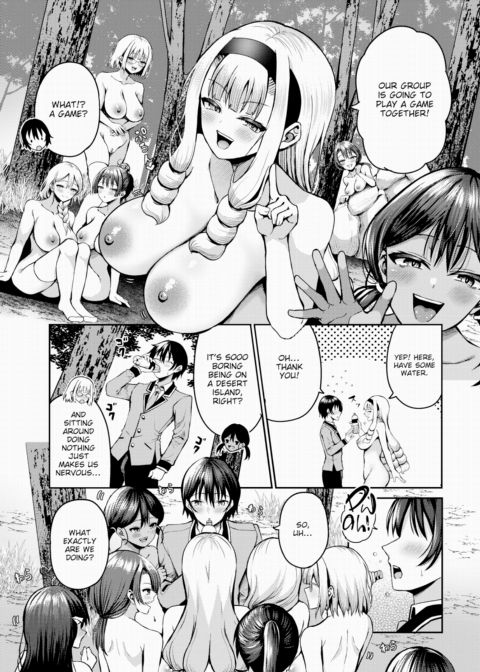 Stranded on a Desert Island Where I Can Creampie All the Girls I Want ~Making My Female Classmates Into My Harem~ Ch.15 Chapter 1 page 6