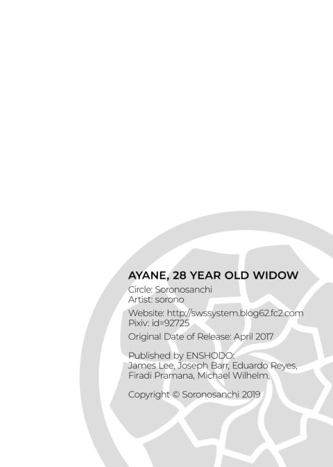 Ayane, 28 Year Old Widow Chapter 1 page 30