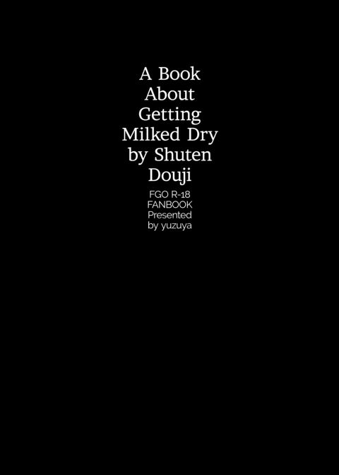 A Book About Getting Milked Dry by Shuten Douji Chapter 1 page 3