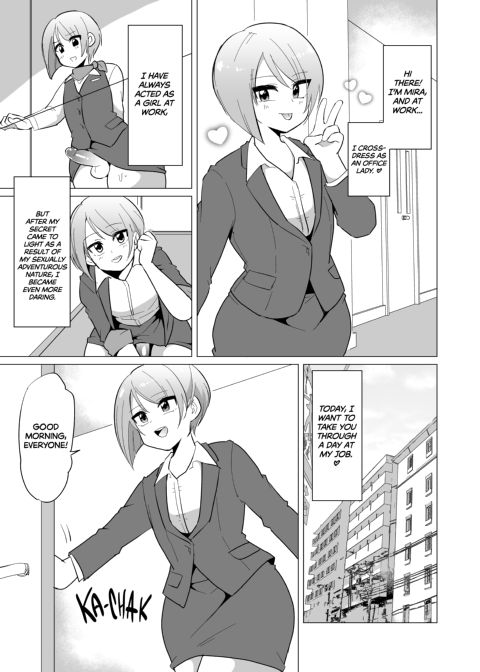 The Naughty Crossdressing Office Lady Chapter 1 page 2