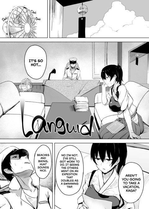 Secretary Ship Kaga's Summer Vacation Chapter 1 page 3