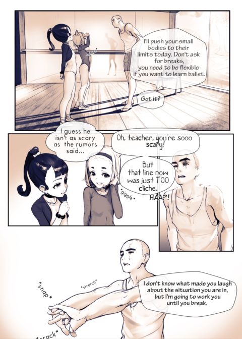 Heeey, teacher, can you give us ballet lessons? Chapter 1 page 17
