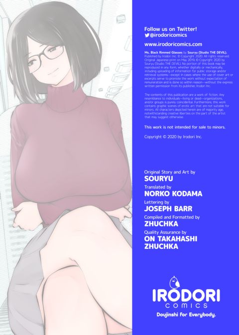Ms. Black Rimmed Glasses Chapter 1 page 57