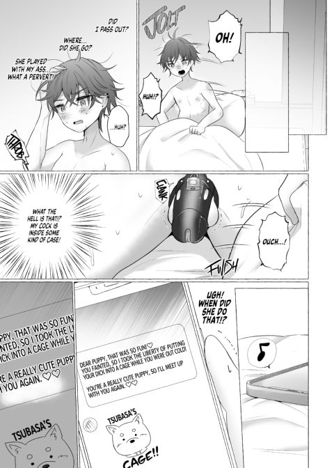 Turning a Cocky Guy Into a Bashful Bitch Chapter 1 page 14