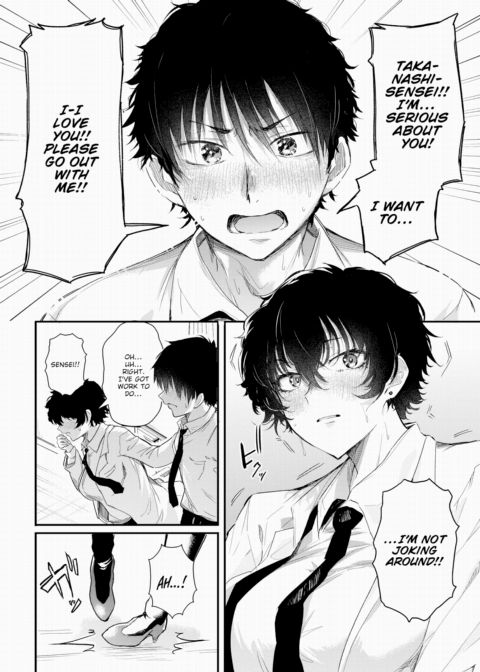 Takanashi-sensei Wants to Fall in Love Chapter 1 page 8
