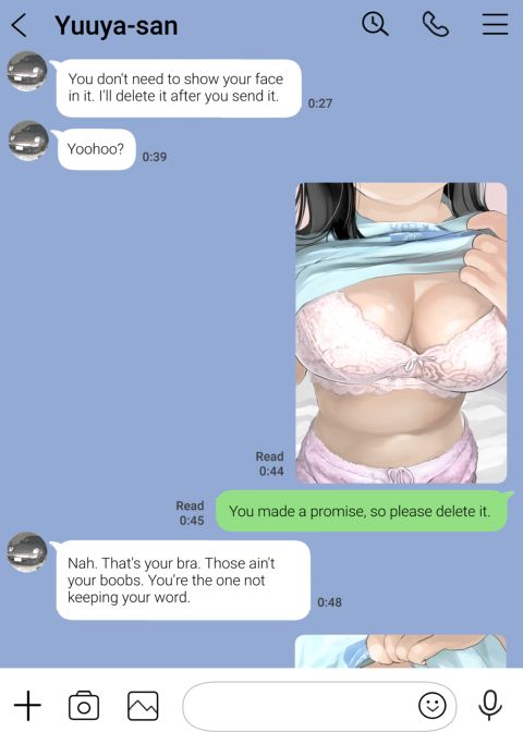 I Only Intended to Peek Through my Girlfriend's Phone Chapter 1 page 40