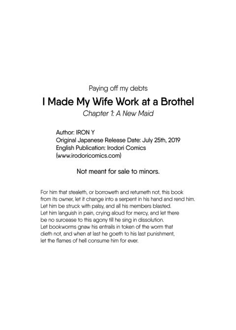 I Made My Wife Work at a Brothel Chapter 1 page 44