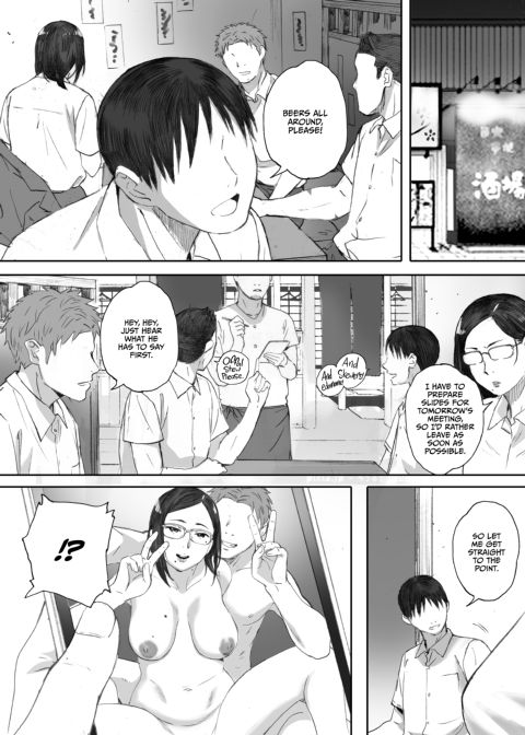 Middle-Aged Miss Hanada's Defloration Chapter 1 page 35