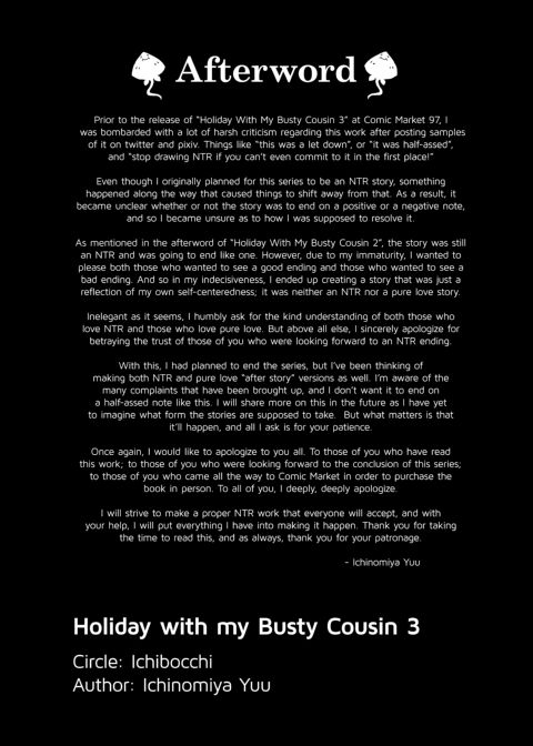 Holiday with My Busty Cousin 3 Chapter 1 page 23