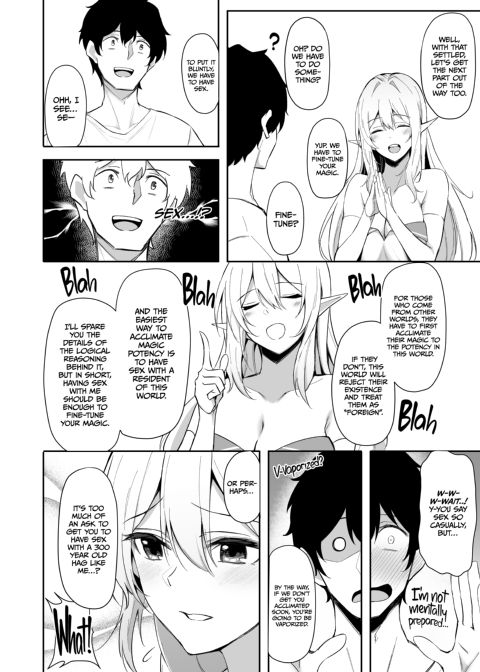 Sweet Life in Another World 1: Are You Into An Older Elf Lady? Chapter 1 page 7