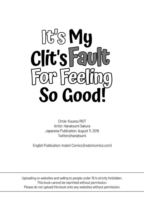 It's My Clit's Fault For Feeling So Good! Chapter 1 page 25