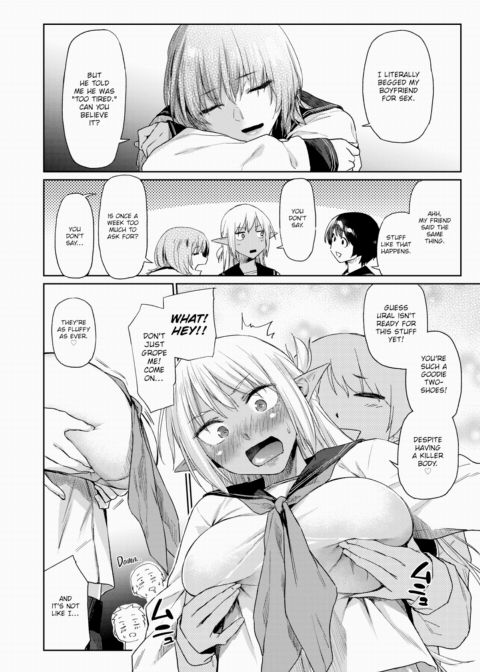 Living With a Naughty, Bronze High School Elf Chapter 1 page 12