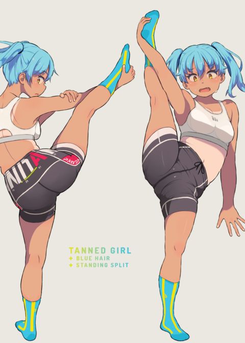 Tanned Girl + Blue Hair Anthology Chapter 1 page 50