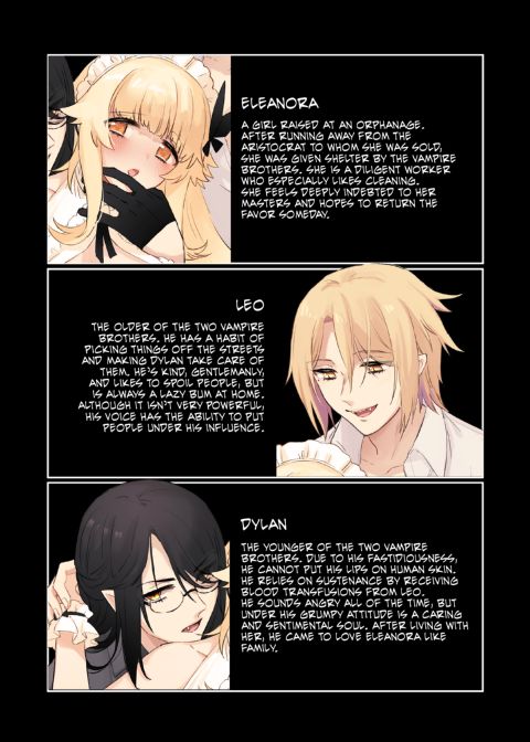 The Vampire Brothers' Beloved Maid Chapter 1 page 2