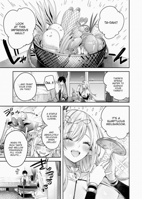 A Bachelor Hunter's Encounter in the Elven Forest ❤ - Chapter 3: A Shared Life Born From Exile Chapter 1 page 3