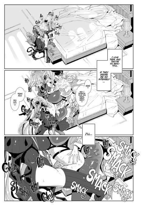 The Demon Lord Is Gone, the World Is at Peace... What Are the Hero and His Futa Succubi Gonna Do!? Chapter 1 page 36