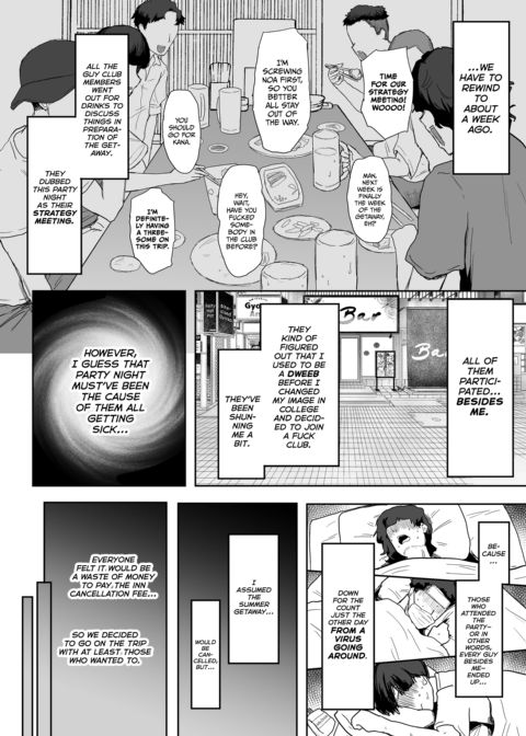 The Only Guy at the Club Getaway Chapter 1 page 9