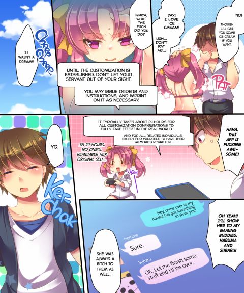 What Happens When You Gender Bend Close Friends With A Magic App lol Chapter 1 page 8