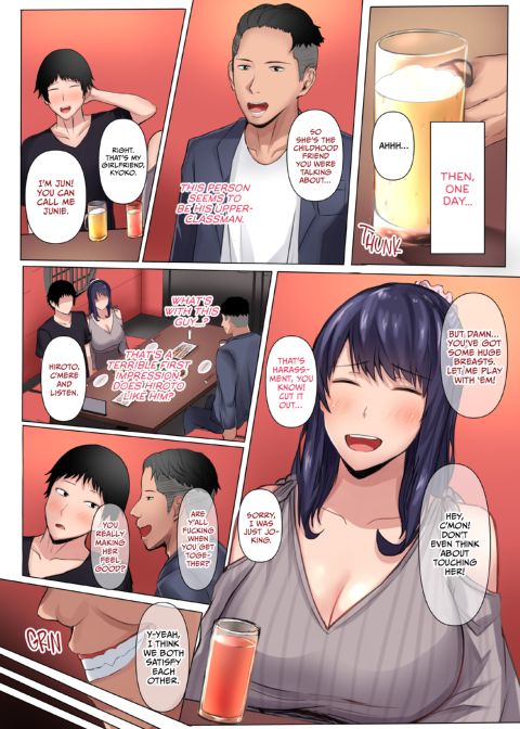 My Childhood Sweetheart Was Ensnared by an Upperclassman's Huge Cock 1 Chapter 1 page 11