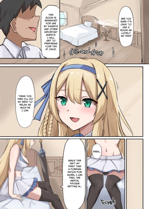 Princess Knight Alicia and the Bunny Girl Costume Chapter 1 page 6