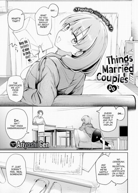 Things Married Couples Do Chapter 1 page 1