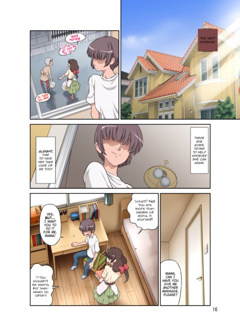 A Caring Mother Fucked By Her Cunning Son + Tanned Version Chapter 1 page 16