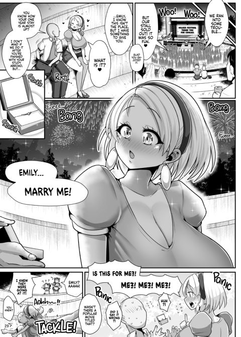 A Nymphomaniac Blonde Exchange Student with Gigantic Tits Moved in Next Door 3 Chapter 1 page 30