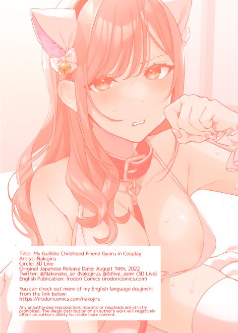 My Gullible Childhood Friend Gyaru in Cosplay Chapter 1 page 29