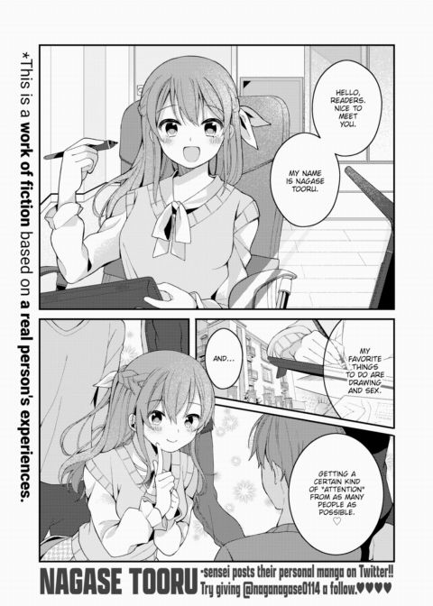 Nagase Tooru's (♀) Ero Manga-Like Life ~My First Time~ Chapter 1 page 1