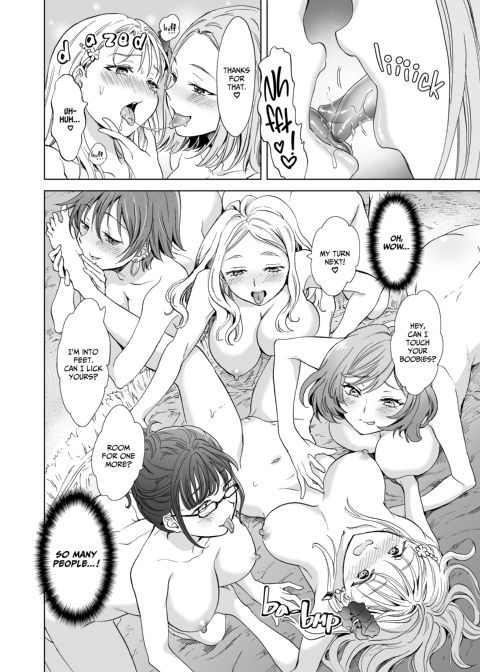 Happy Nudist Beach - It's a Great Day for a Lesbian Beach Orgy! Chapter 1 page 27