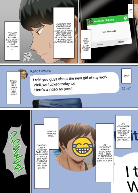 Group Chat NTR: My Girlfriend's Sex Tape Chapter 1 page 7