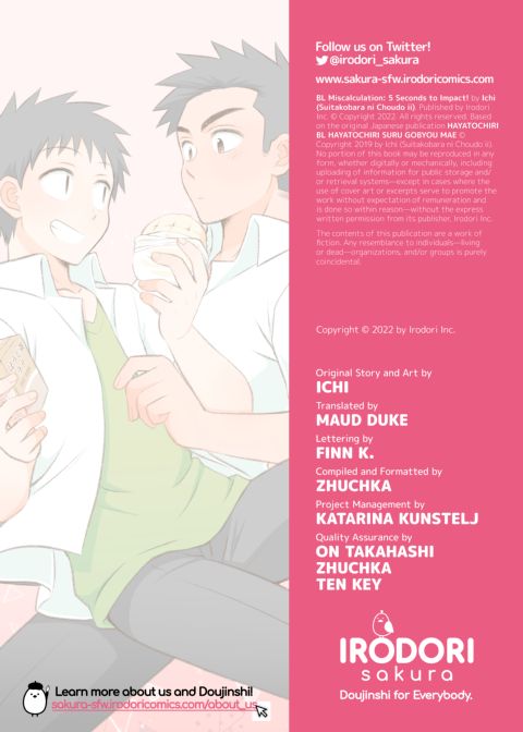 BL Miscalculation: 5 Seconds to Impact! Chapter 1 page 18