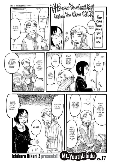 Mt. Youth Libido ~A Room You Can't Exit Unless You Have Sex~ Chapter 1 page 1