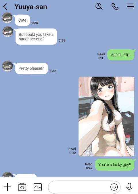 I Only Intended to Peek Through my Girlfriend's Phone Chapter 1 page 52