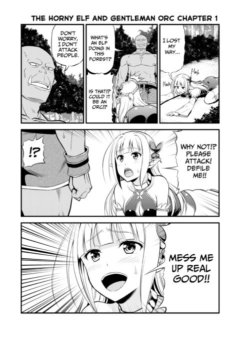 The Horny Elf and the Gentleman Orc 1 Chapter 1 page 3