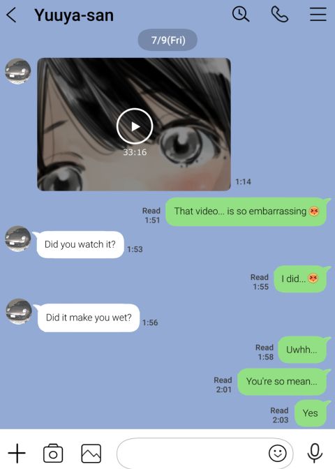 I Only Intended to Peek Through my Girlfriend's Phone Chapter 1 page 54