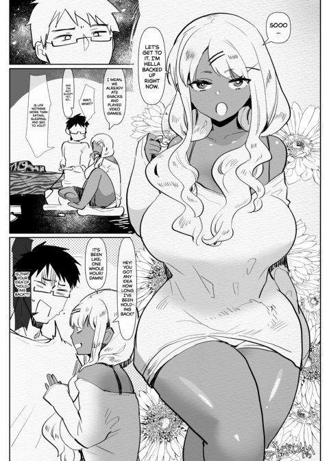 I Would Never Get Tricked Into Going on a Private Study Date With My Tan Gal Girlfriend Only to Instantly Get Used as a Submissive Anal Fucktoy for Her Huge Cock! Chapter 1 page 4